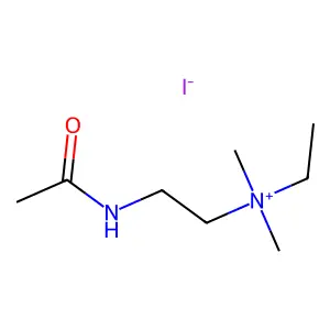 (2-乙酰氨基乙基)二甲基乙基碘化铵 structure