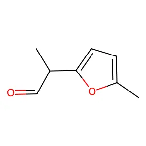 2-(5-甲基呋喃-2-基)丙醛 structure
