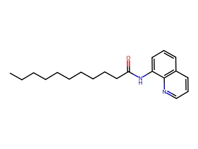 N-quinolin-8-ylundecanamide structure
