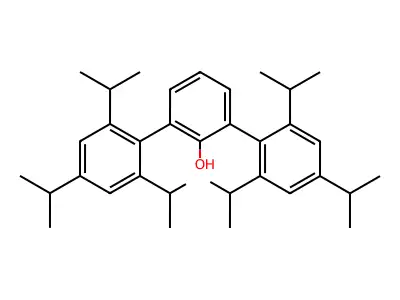 2,2'',4,4'',6,6''-Hexaisopropyl-[1,1':3',1''-terphenyl]-2'-ol structure