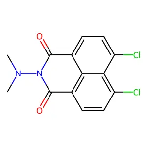 6,7-dichloro-2-(dimethylamino)-1H-benzo[de]isoquinoline-1,3(2H)-dione structure