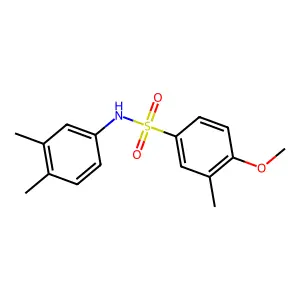 N-(3,4-dimethylphenyl)-4-methoxy-3-methylbenzenesulfonamide structure