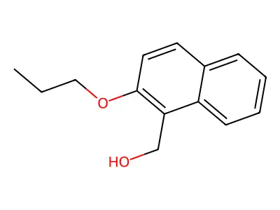 (2-Propoxynaphthalen-1-yl)methanol structure