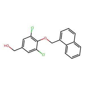 [3,5-Dichloro-4-(1-naphthylmethoxy)phenyl]methanol structure