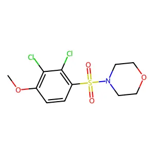 4-(2,3-Dichloro-4-methoxyphenyl)sulfonylmorpholine structure