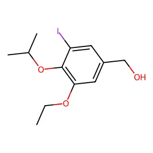 (3-Ethoxy-5-iodo-4-propan-2-yloxyphenyl)methanol structure