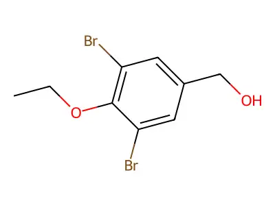 (3,5-Dibromo-4-ethoxyphenyl)methanol structure