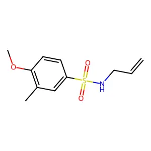 N-allyl-4-methoxy-3-methylbenzenesulfonamide structure