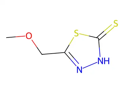5-Methoxymethyl-1,3,4-thiadiazole-2-thiol structure