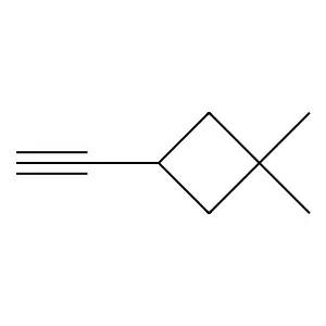 Cyclobutane, 3-ethynyl-1,1-dimethyl- structure