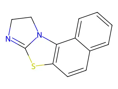 Naphtho(1,2-d)thiazolo(3,2-a)-2-imidazoline structure