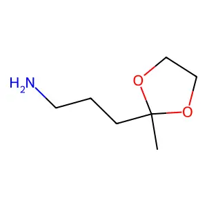 3-(2-甲基-1,3-二氧戊环-2-基)-1-丙胺 structure