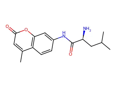 H-Leu-MCA (free base) structure