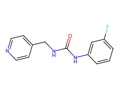 1-(3-Fluorophenyl)-3-(pyridin-4-ylmethyl)urea structure