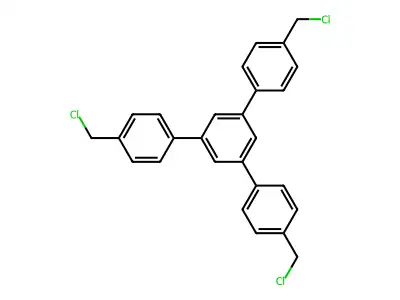 1,3,5-Tris[4-(chloromethyl)phenyl]benzene structure