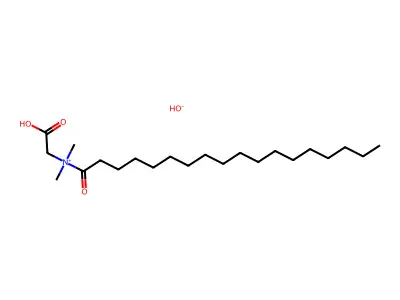 (Carboxymethyl)dimethyl(1-oxooctadecyl)ammonium hydroxide structure