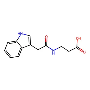 N-Indolylacetyl-beta-alanine structure