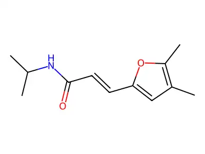 3-(4,5-Dimethylfuran-2-yl)-N-(propan-2-yl)prop-2-enamide structure