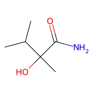 2-羟基-2,3-二甲基丁酰胺 structure