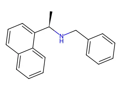N-Benzyl-1-(1-naphthyl)ethylamine structure