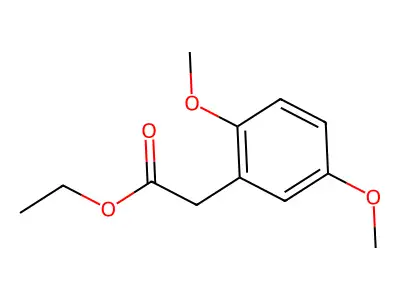 Ethyl 2,5-dimethoxyphenylacetate structure
