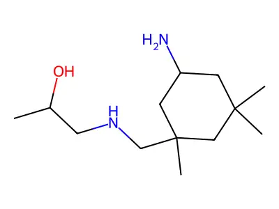 1-(((5-Amino-1,3,3-trimethylcyclohexyl)methyl)amino)propan-2-ol structure