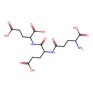 gamma-Glutamyl-alpha-glutamylglutamic acid structure