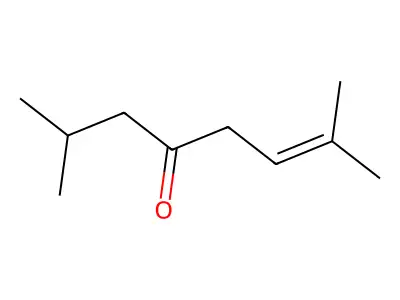 2,7-Dimethyloct-6-en-4-one structure
