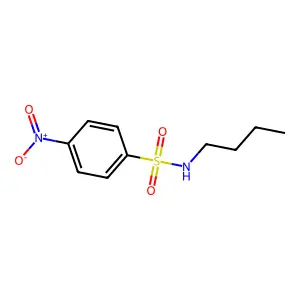 N-butyl-4-nitrobenzenesulfonamide structure