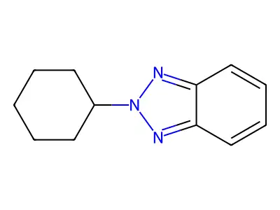 2-Cyclohexyl-2H-benzotriazole structure