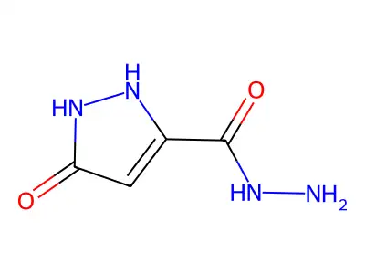 5-Oxo-2,5-dihydro-1H-pyrazole-3-carbohydrazide structure