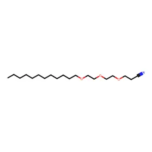 3-十二烷氧基-2,2-二乙氧基丙腈 structure