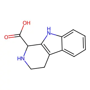 (1R)-2,3,4,9-tetrahydro-1H-pyrido[3,4-b]indole-1-carboxylic acid structure