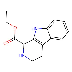 ethyl 2,3,4,9-tetrahydro-1H-pyrido[3,4-b]indole-1-carboxylate structure