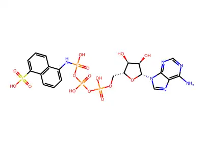 ATP-1-aminonaphthalene-5-sulfonate structure