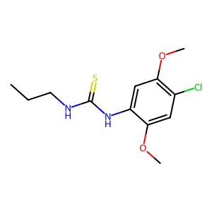 1-(4-Chloro-2,5-dimethoxyphenyl)-3-propylthiourea structure