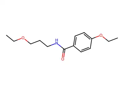4-ethoxy-N-(3-ethoxypropyl)benzamide structure