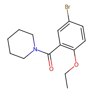 (5-Bromo-2-ethoxyphenyl)-piperidin-1-ylmethanone structure