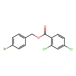 (4-Bromophenyl)methyl 2,4-dichlorobenzoate structure