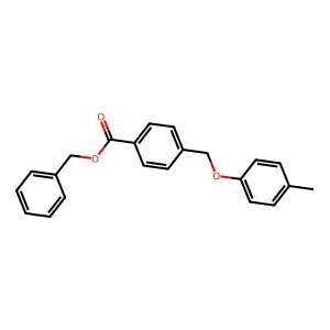 Benzyl 4-[(4-methylphenoxy)methyl]benzoate structure