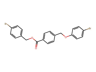 4-Bromobenzyl 4-[(4-bromophenoxy)methyl]benzoate structure