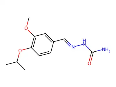 [(3-Methoxy-4-propan-2-yloxyphenyl)methylideneamino]urea structure