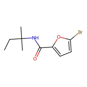 5-bromo-N-(2-methylbutan-2-yl)furan-2-carboxamide structure