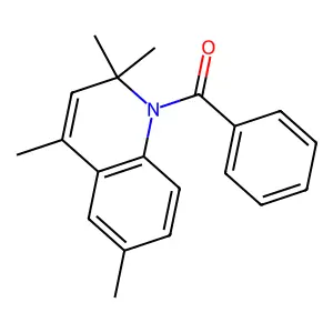 Phenyl-(2,2,4,6-tetramethylquinolin-1-yl)methanone structure