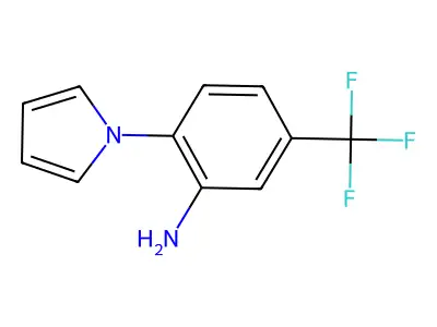 2-(1H-pyrrol-1-yl)-5-(trifluoromethyl)aniline structure
