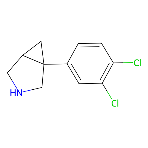 1-(3,4-Dichlorophenyl)-3-azabicyclo[3.1.0]hexane structure