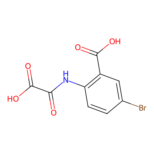 5-Bromo-2-(oxaloamino)benzoic acid structure
