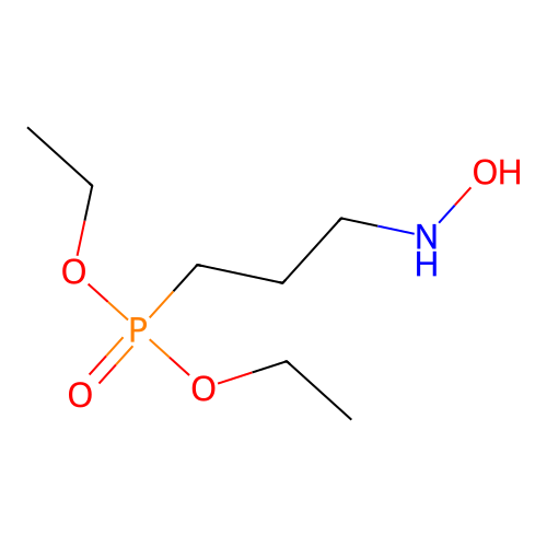 Diethyl 3-(N-Hydroxyamino)propylphosphate structure
