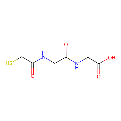 Mercaptoacetyl glycyl glycine structure