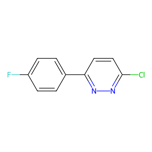3-Chloro-6-(4-fluorophenyl)pyridazine structure